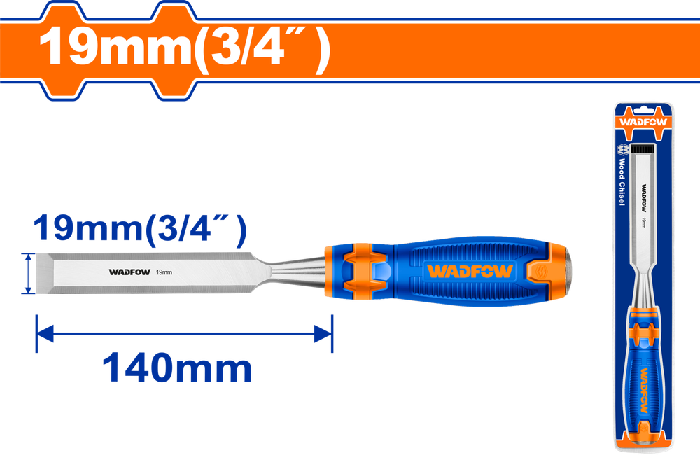 Стамеска WADFOW WWC1219 19х140 мм