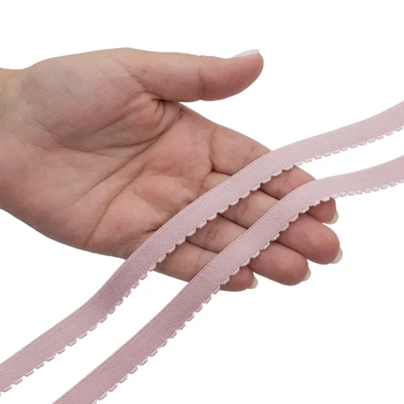 Резинка отделочная пыльно-розовая 12 мм (цв. 019), 641/12