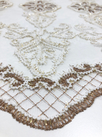 Тюль "корды" Sitian арт. 15-3-142, цвет кремовый (высота 280 см, Турция)