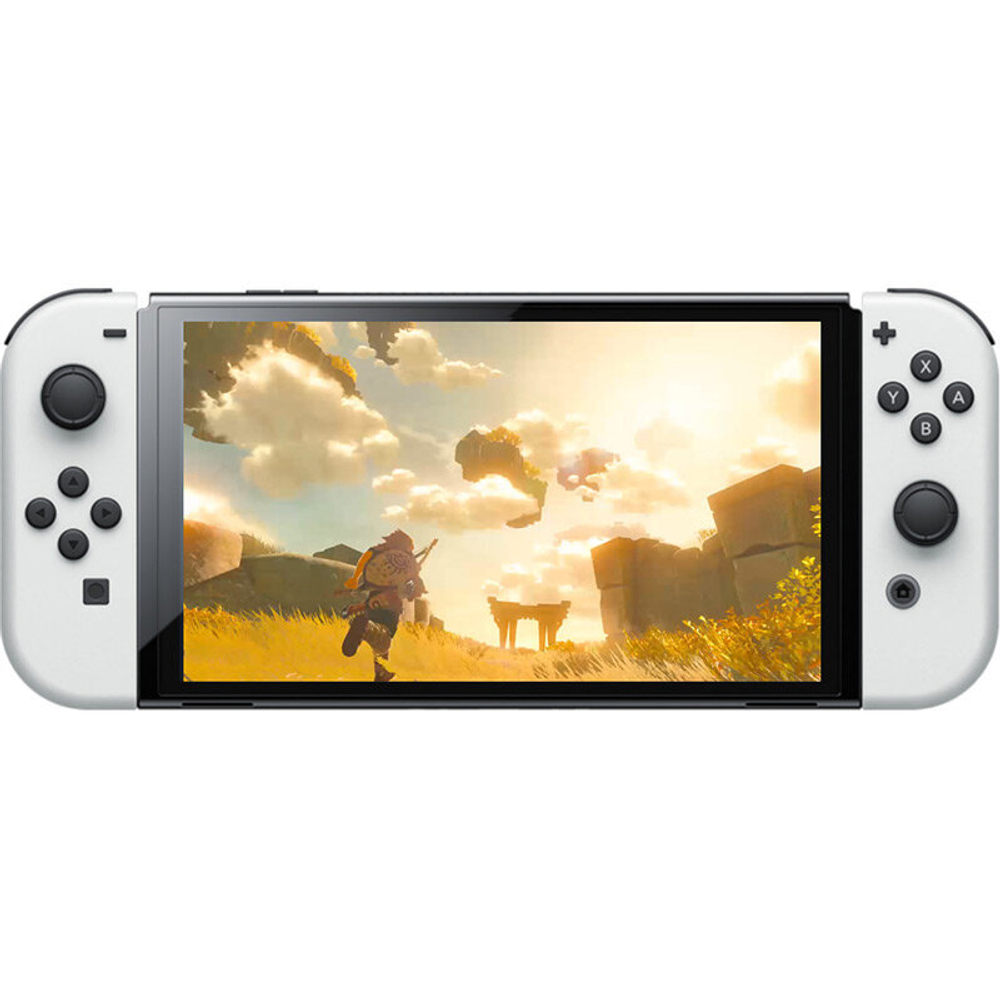 Игровая приставка Nintendo Switch OLED 64 ГБ, без игр, неоновый синий/неоновый красный