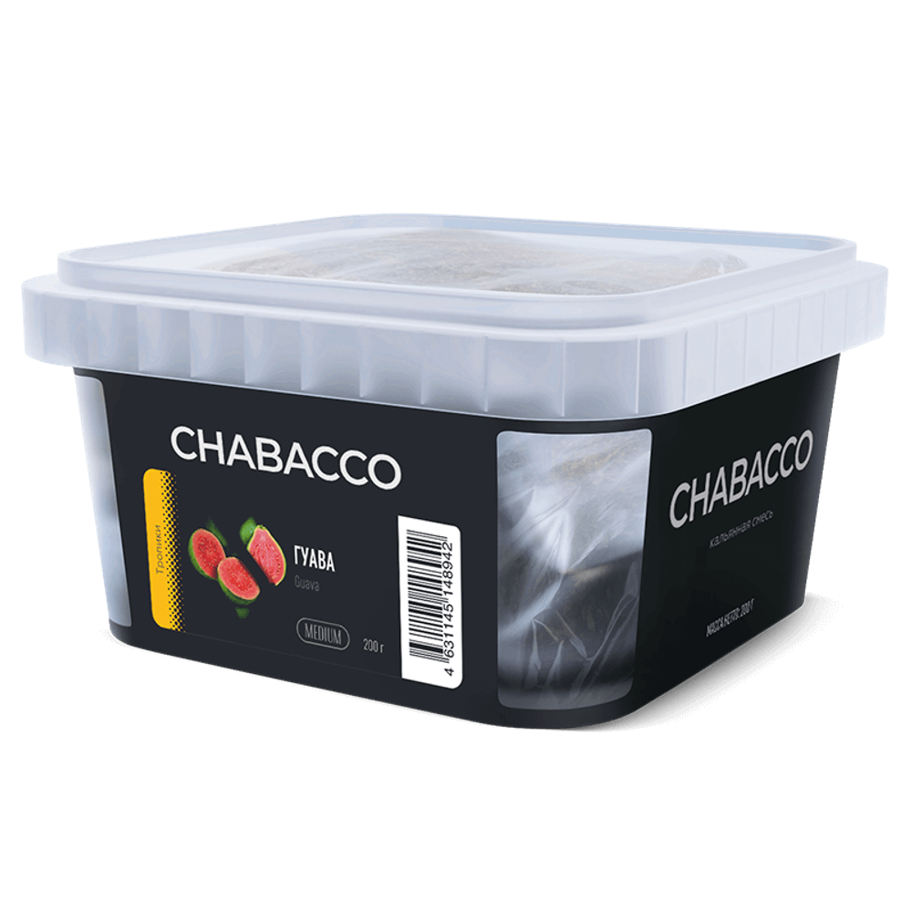 Бестабачная смесь для кальяна Chabacco Medium Guava (Гуава) 200 гр.