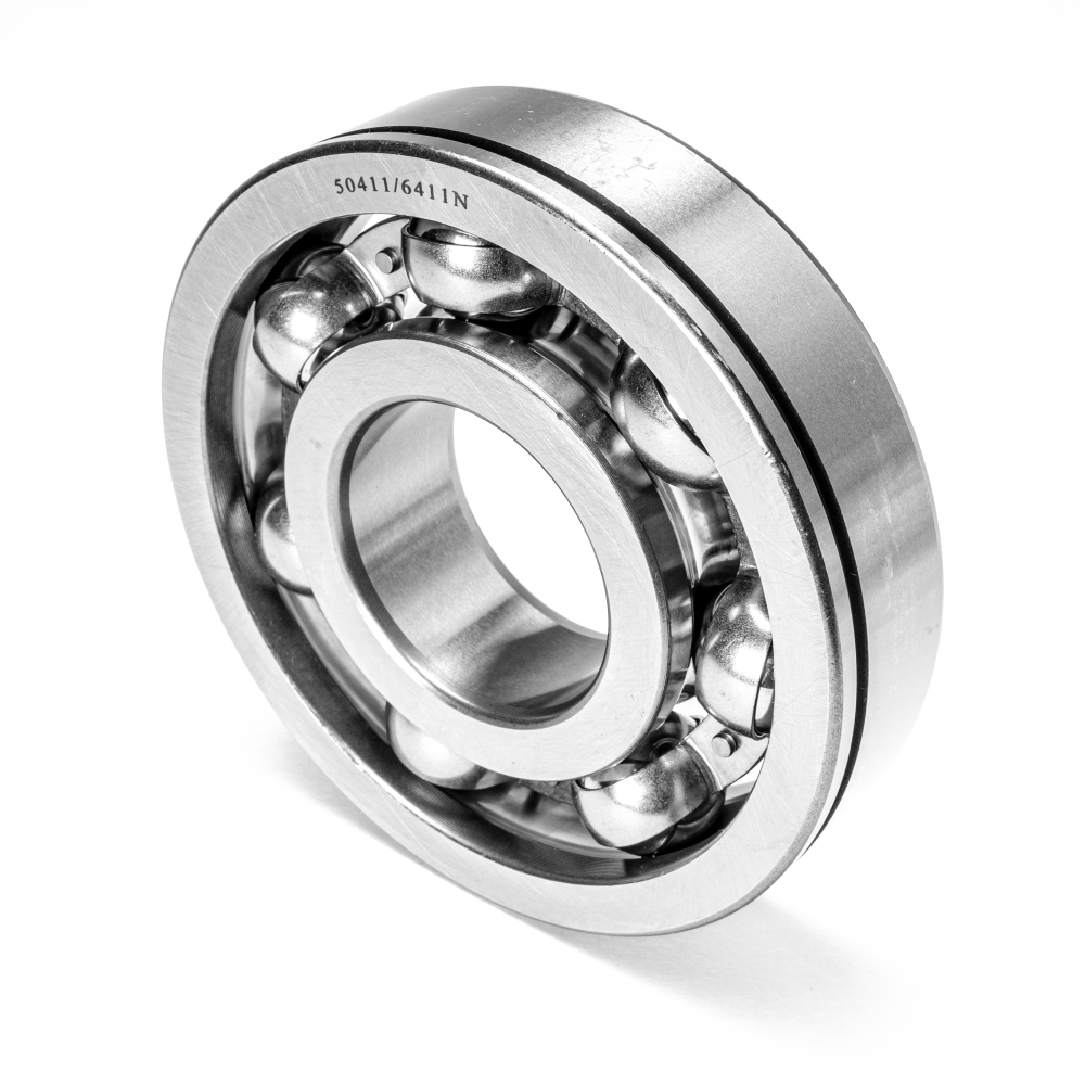 Подшипник шариковый радиальный однорядный открытый с проточкой на наружном кольце, 55х140х33 мм (вал вторичный КПП ЯМЗ)