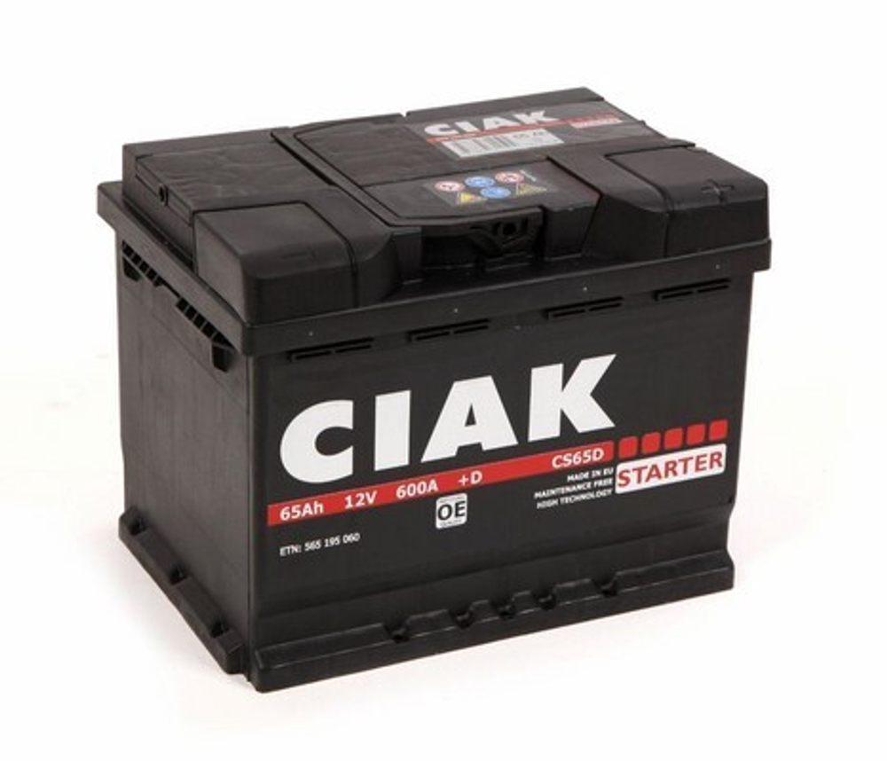 CIAK STARTER 12V-65AH D+