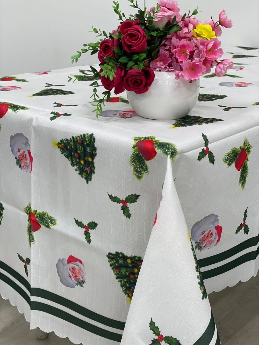 Скатерть НОВЫЙ ГОД 150/220 ЛИКВИ!