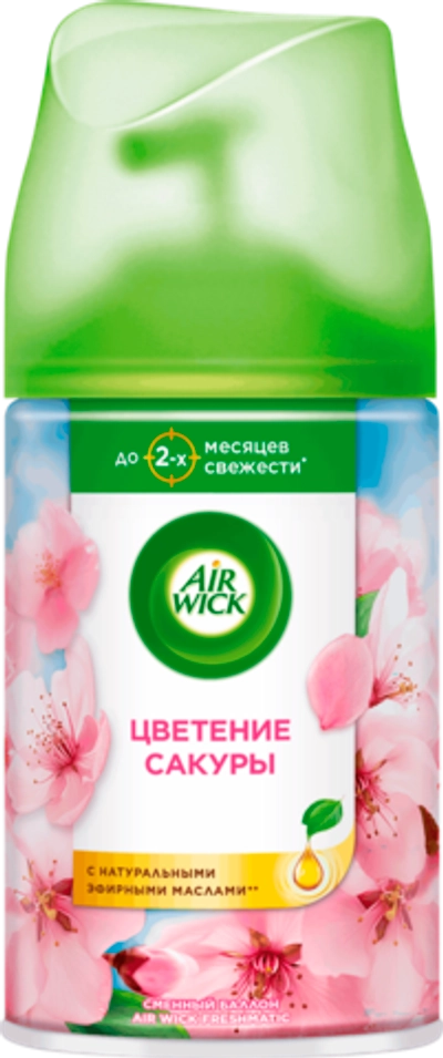 Air Wick освежитель воздуха Цветение сакуры(сменный балон)250мл