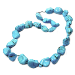Бусы Галтовка бирюза асс.