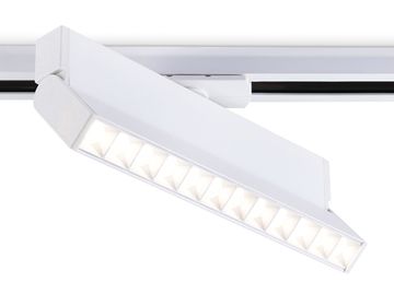Трековый однофазный светодиодный светильник 12W 4200K GL6816 WH белый Track System Ambrella