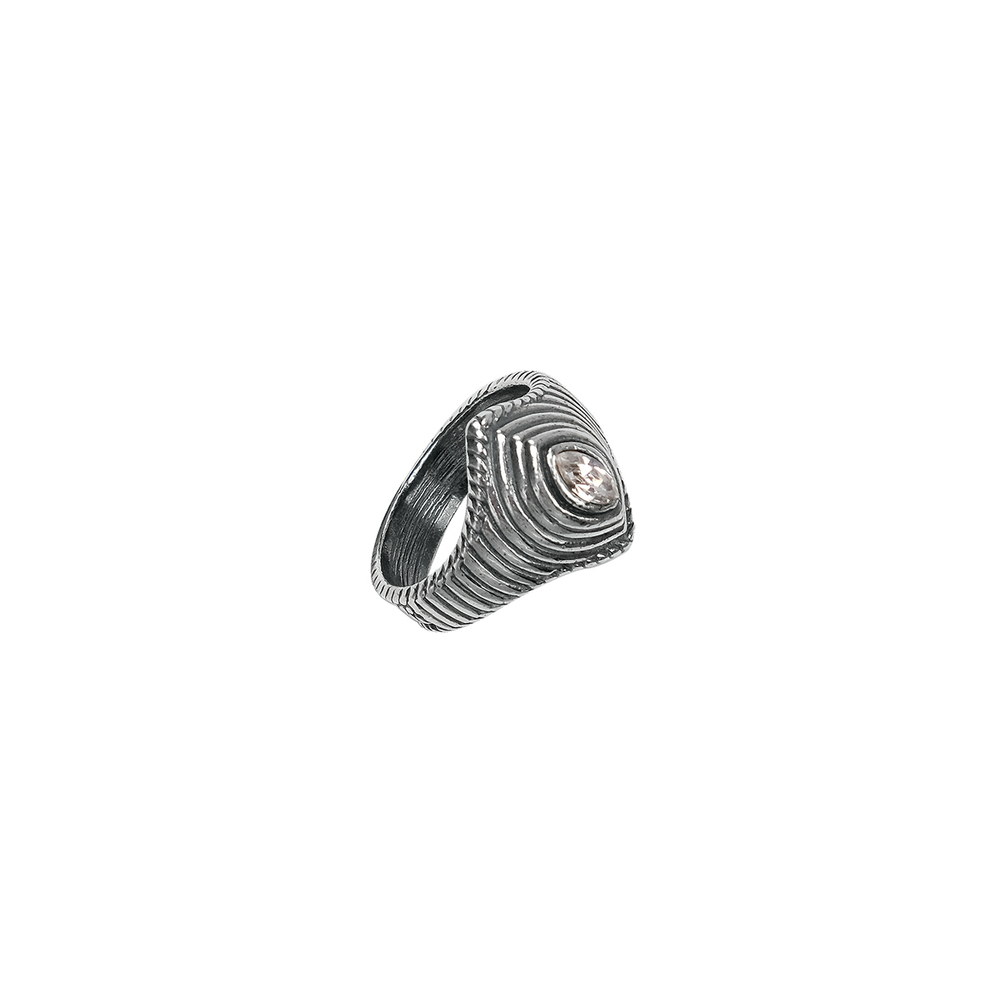 "Бормиоли" кольцо в серебряном покрытии из коллекции "Радиус" от Jenavi