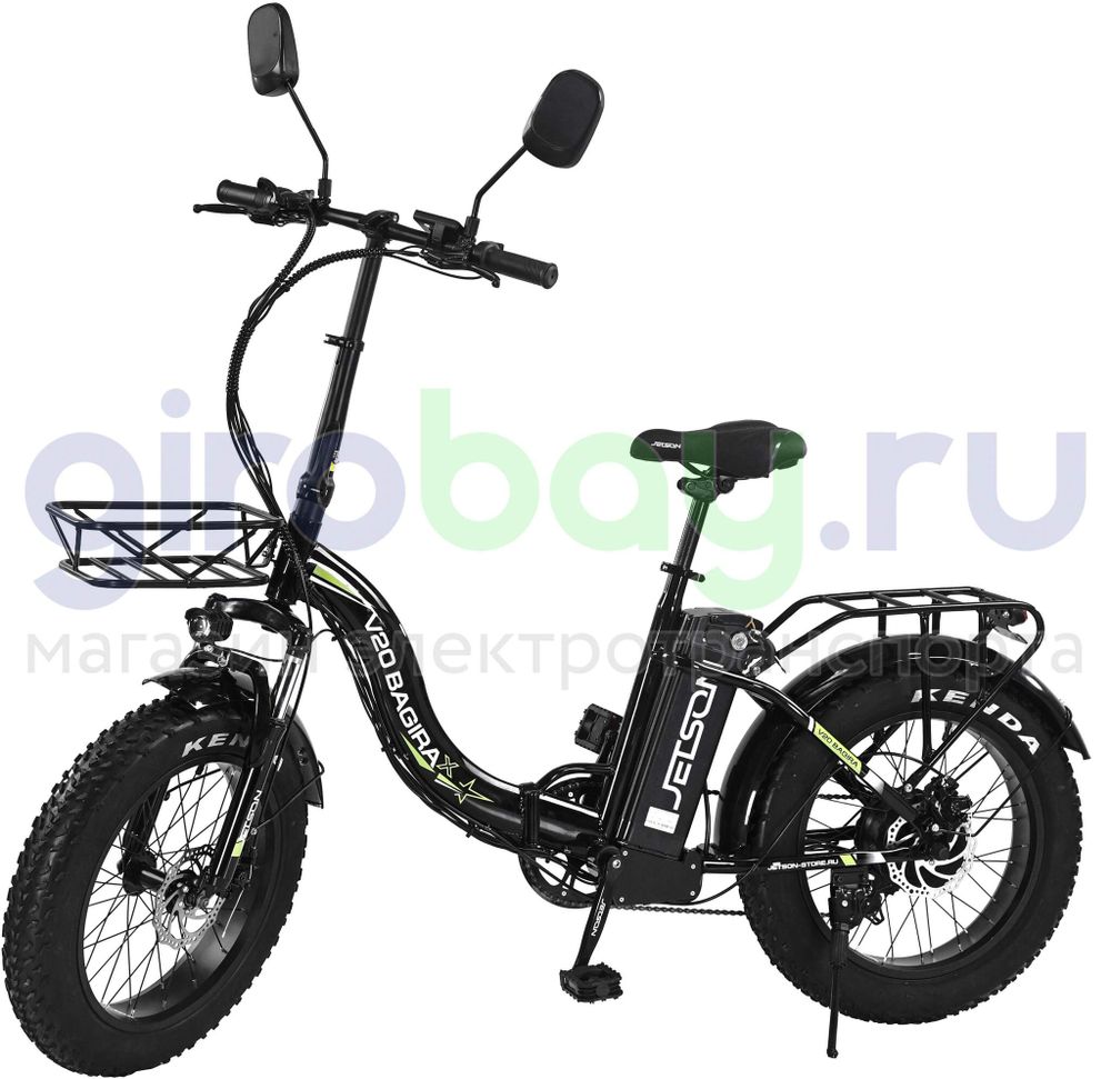 Электровелосипед Jetson V20 BAGIRA X (48v/25Ah) - Чёрный Электровелосипед Jetson V20 BAGIRA X (48v/25Ah) - Чёрный фото №3