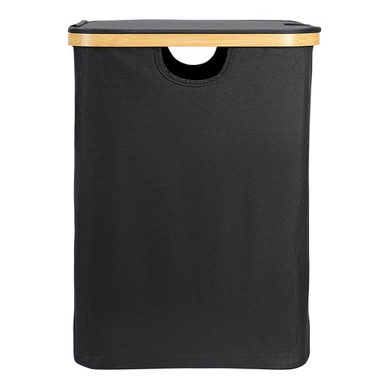 Корзина для белья neat mid, 40x33x43 см, черная