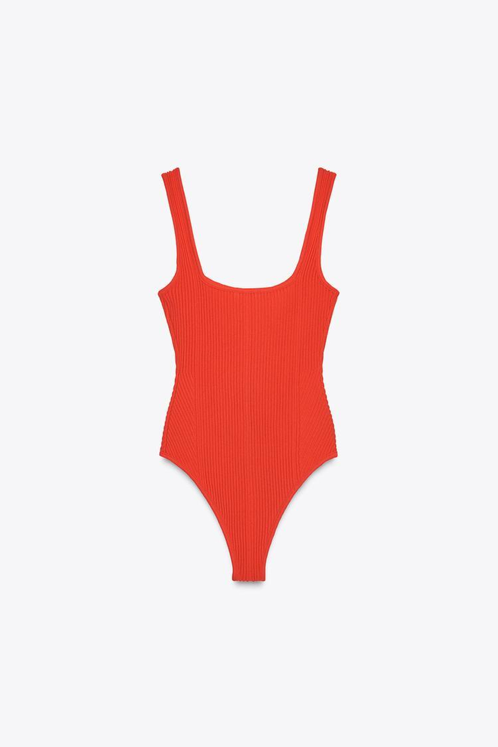 ZARA БОДИ НА БРЕТЕЛЯХ, КРАСНЫЙ