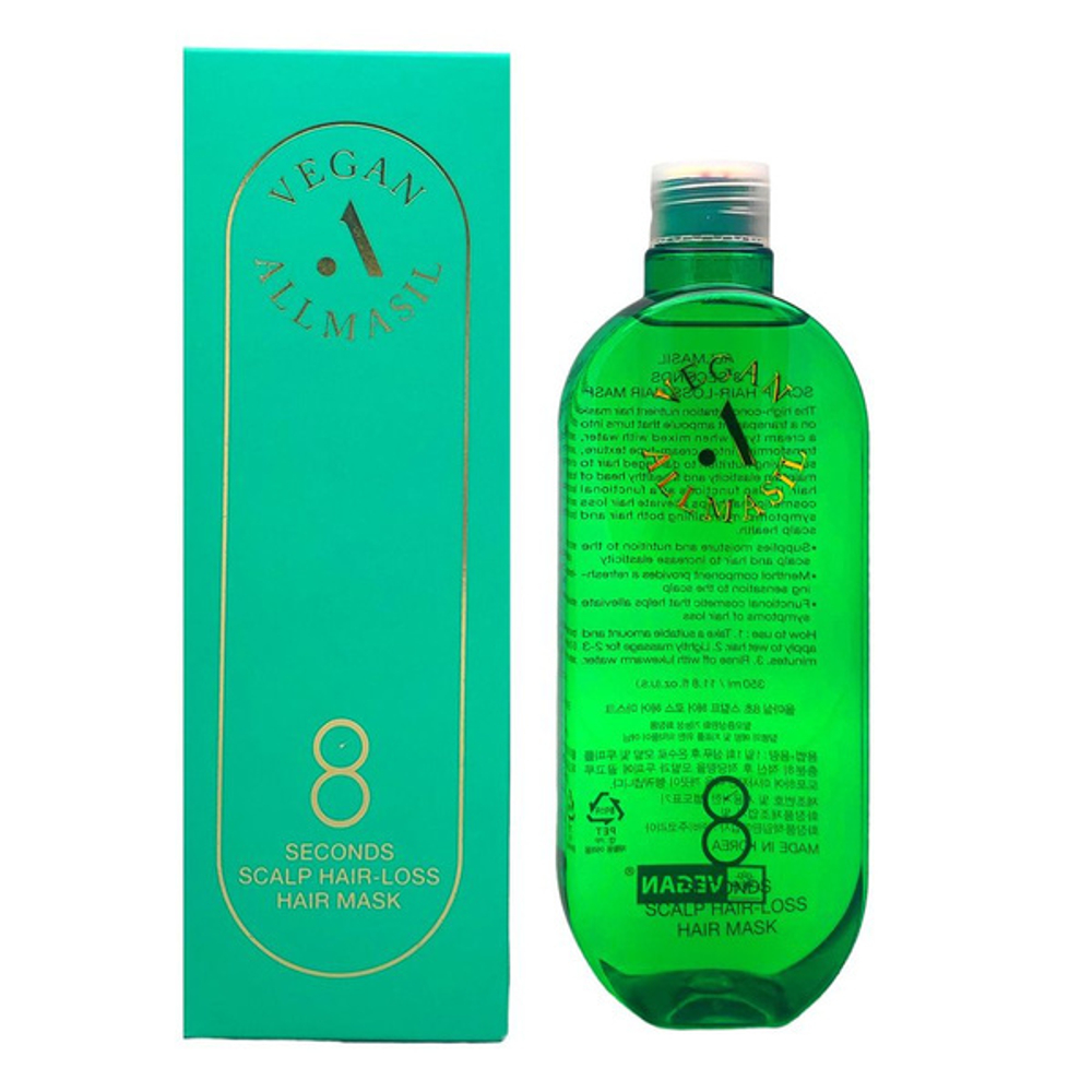 ALLMASIL 8 Seconds Scalp Hair-Loss Hair Mask Маска против выпадения волос 350ml