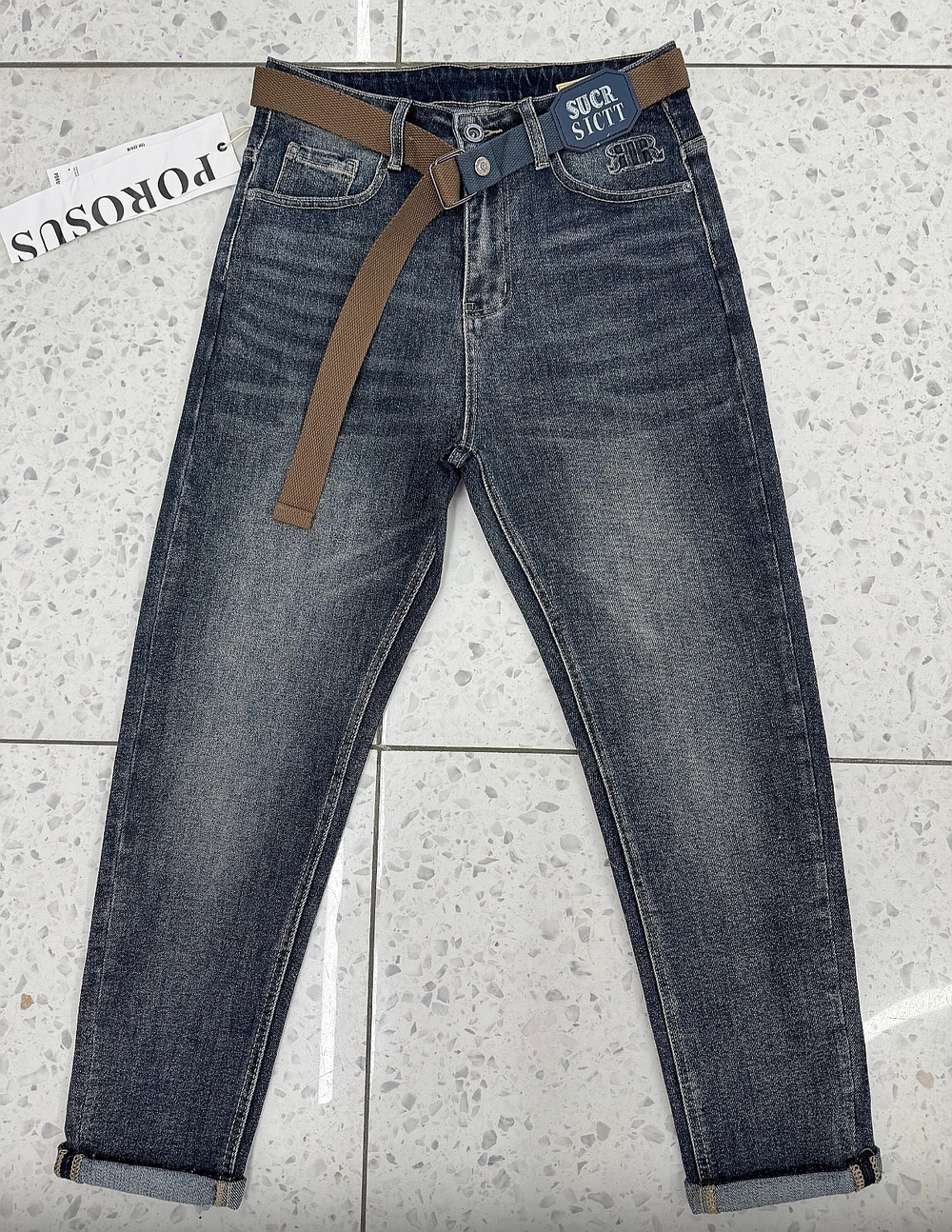 Джинсы без начеса