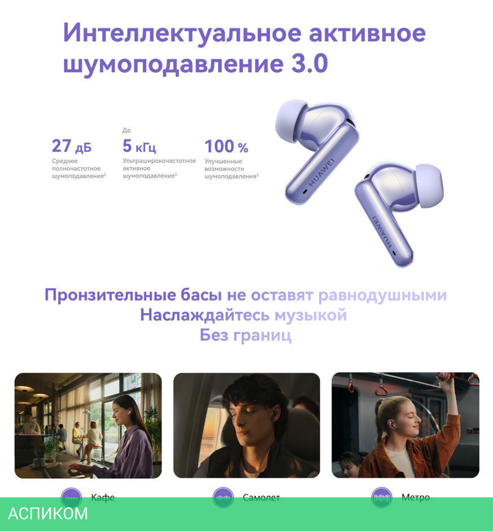 Наушники Huawei FreeBuds 6i T0019 Black (55037548)