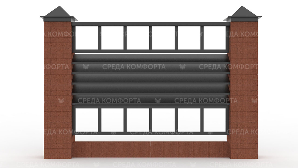 Забор жалюзи ZBR0130