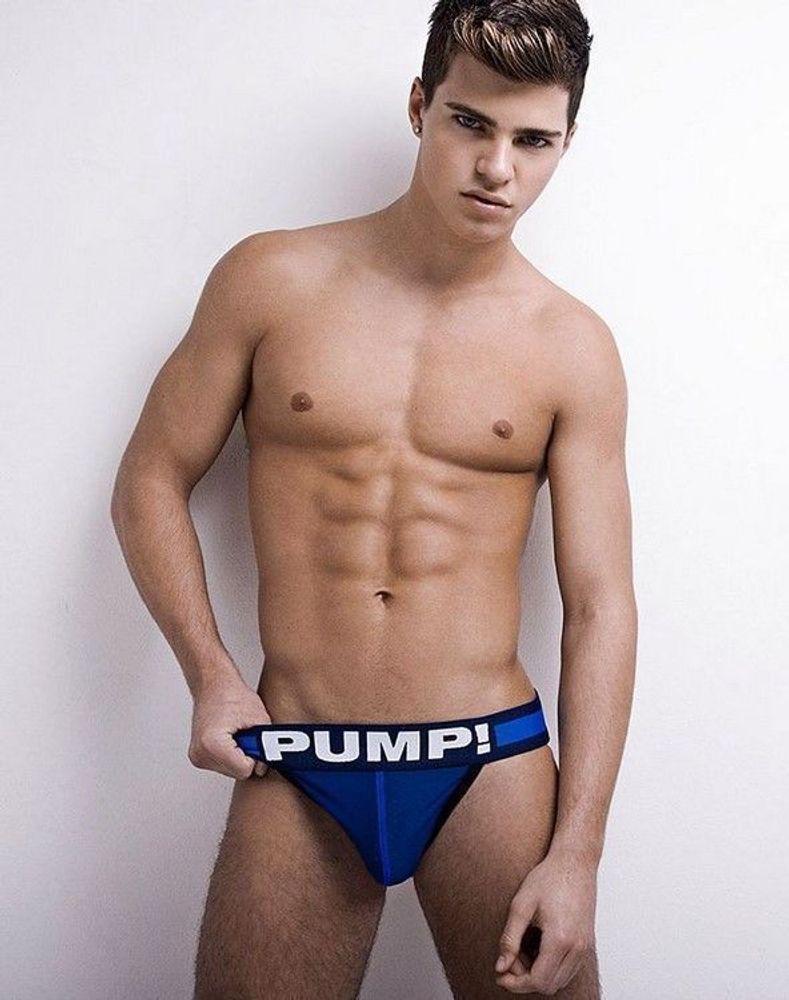 Мужские трусы джоки темно-синие Pump Navy Jock 115