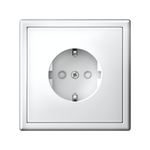 Розетка ArtGallery 16А с заземл. со шторками быстрозажим. клем. механизм бел. SE GAL000145S