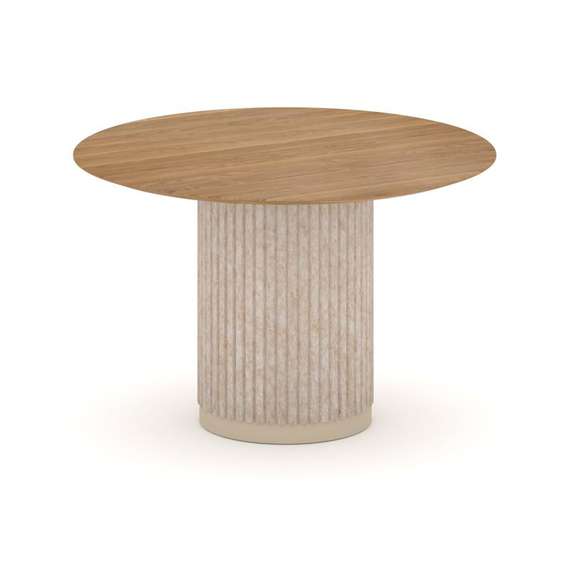 Felto Стол переговорный круглый D=1200мм PR.C.SPRG-006.M Дуб Светлый/Металл Капучино/Крем-брюле 1200