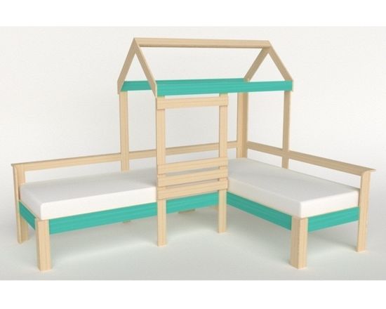 дуб выбеленный / аква