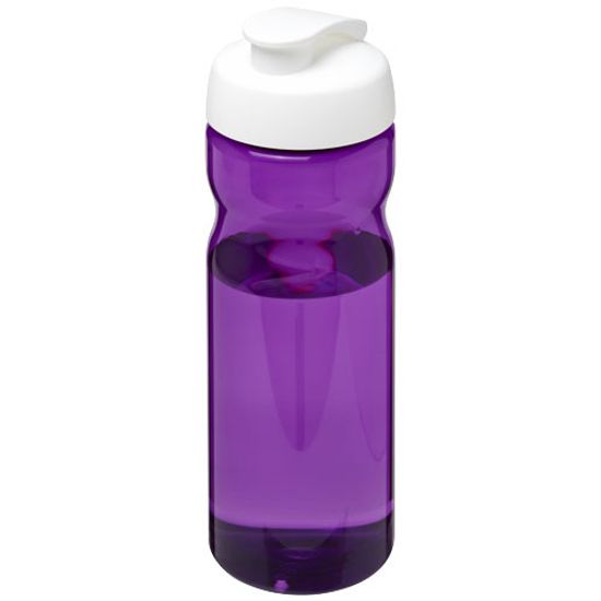Спортивная бутылка H2O Eco объемом 650 мл с откидывающейся крышкой