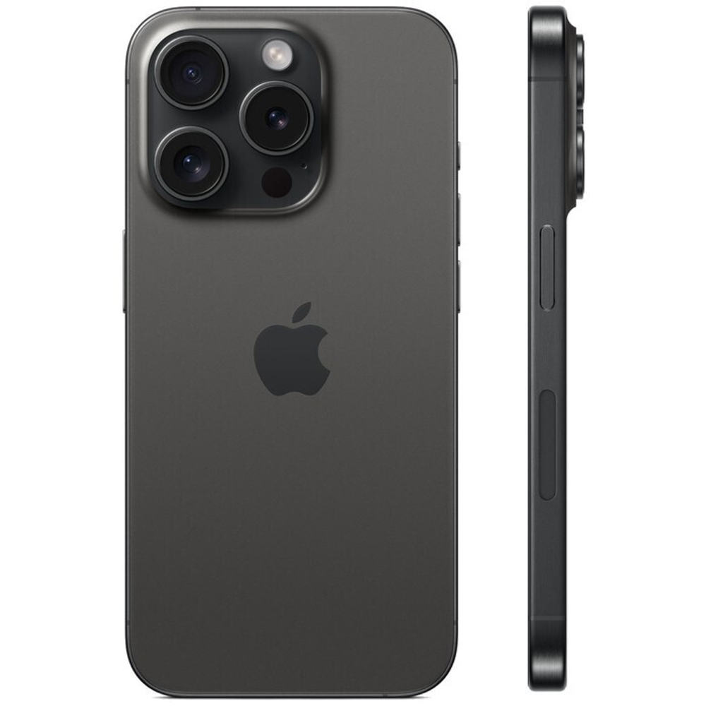 Смартфон Apple A3101 iPhone 15 Pro 1Tb черный титан моноблок 3G 4G 1Sim 6.1" 1179x2556 iOS 17 48Mpix