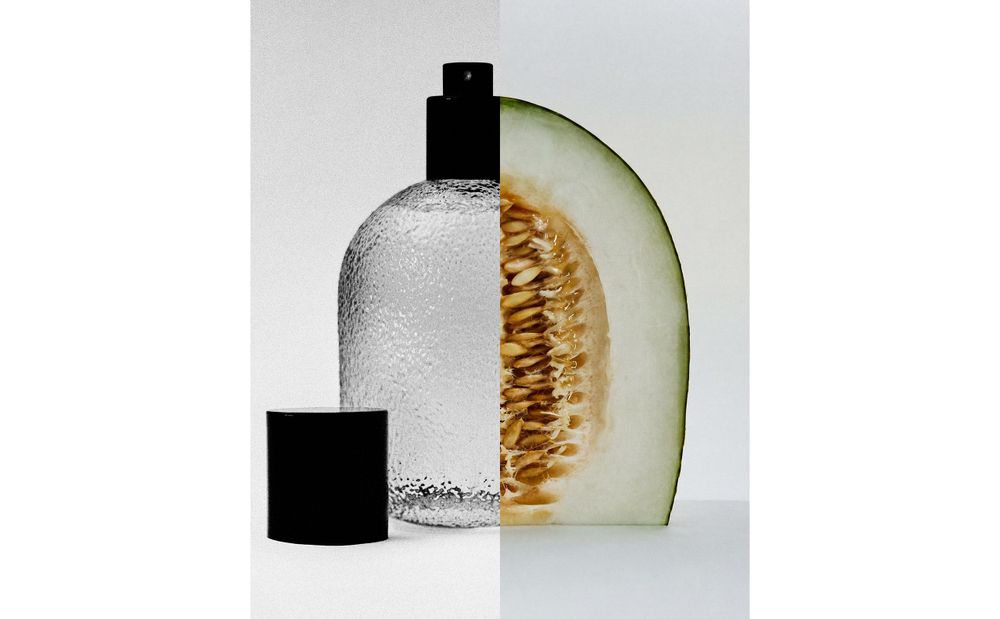 Zara Home Ароматический спрей для тканей и одежды Vetiver Melon 190 мл, освежитель, аромат древесный