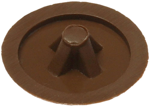 Заглушка декоративная под шуруп, цвет дуб, шлиц №2, 40шт, ЗУБР