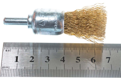 Щетка "MASTER" кистевая для дрели витая стальная проволока 0.3 мм 17 мм STAYER 35113-17