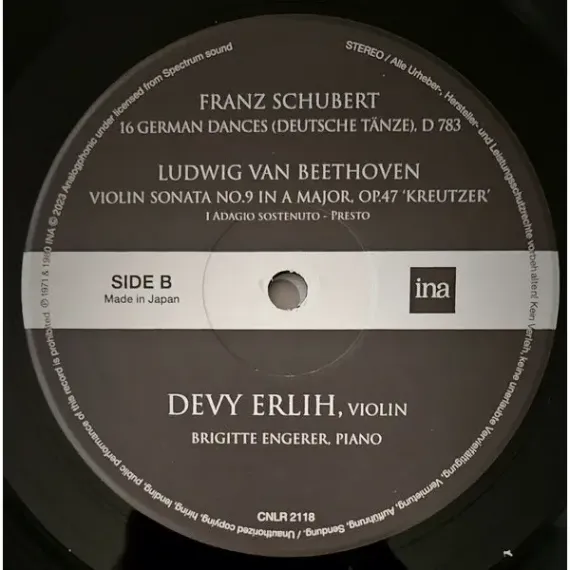 Devy Erlih - Violin Recitals 1971 & 1980 LP