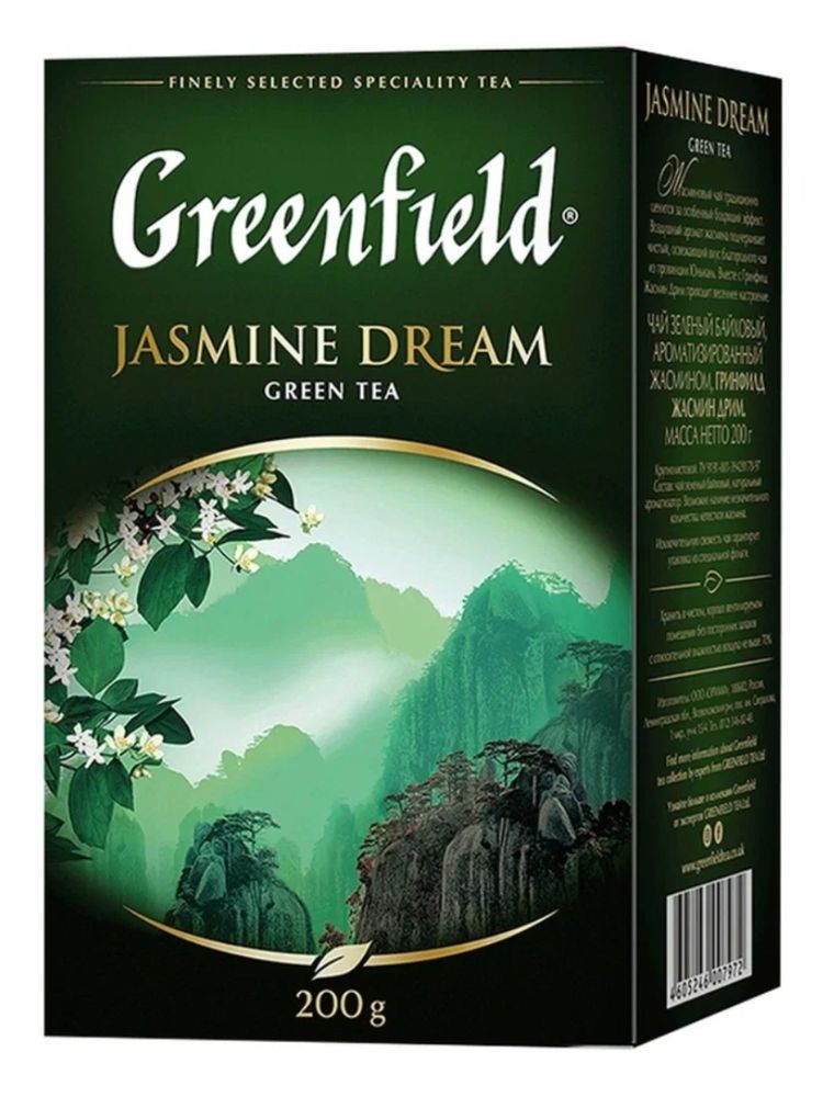 Чай зеленый Greenfield Jasmine Dream 200 г x 4 шт