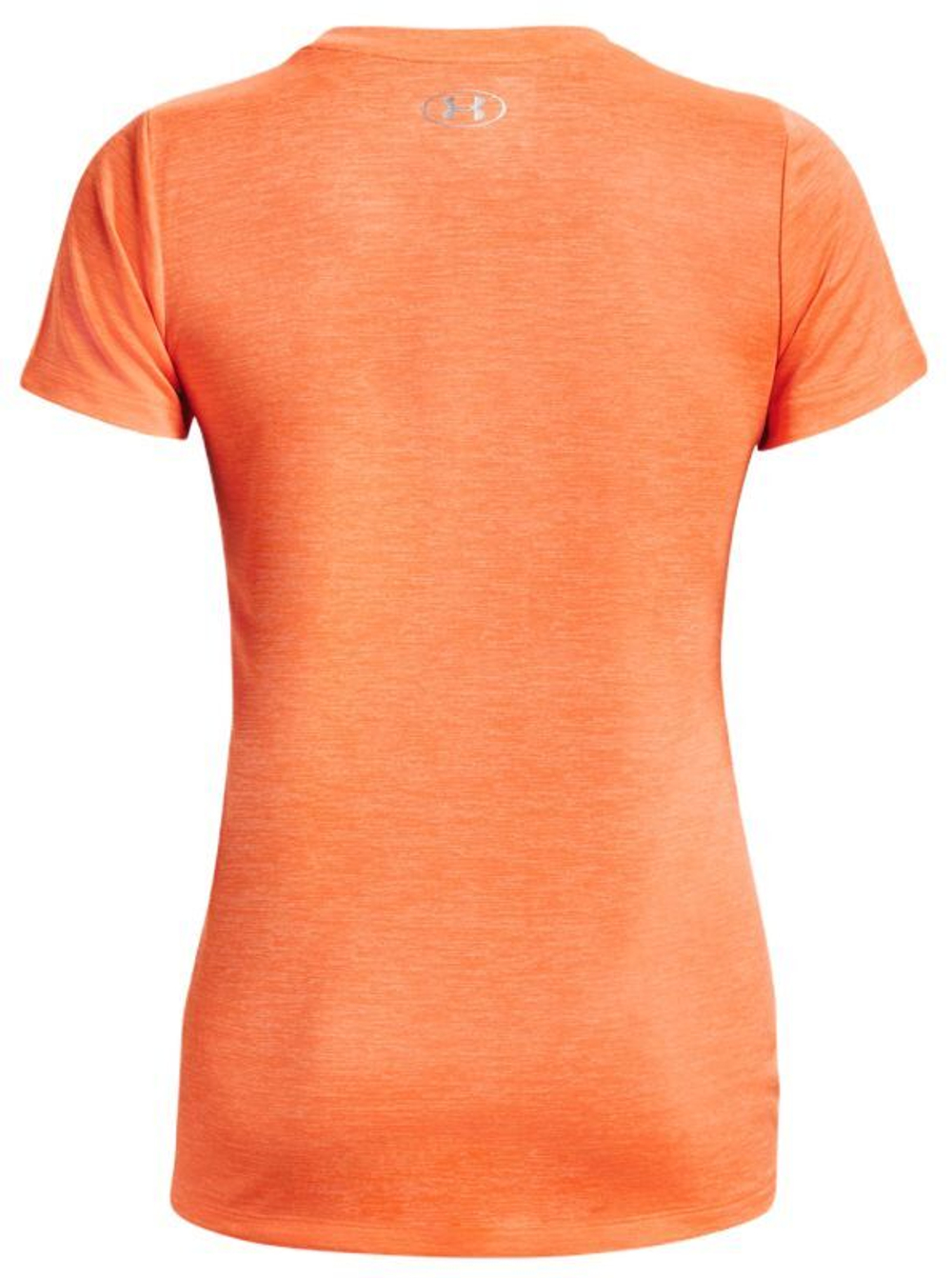 Женская теннисная футболка Under Armour Women's UA Tech Twist T-Shirt - orange blast/orange tropic