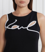 Платье karl logo Karl Lagerfeld - черный(236W1354)