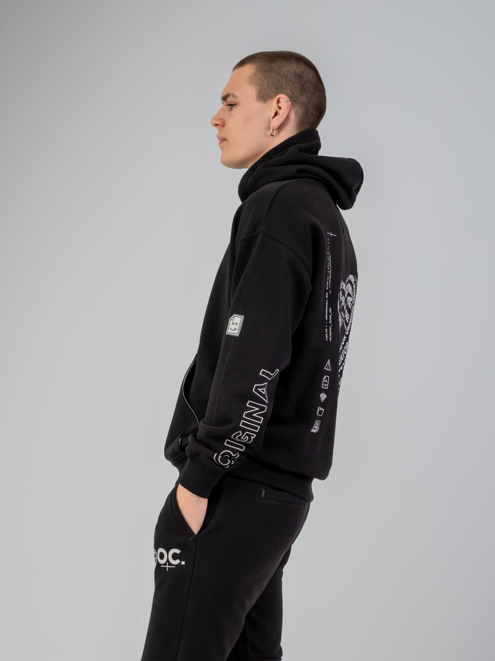 Худи мужское ORIGINAL CREATOR METAVERSE HOODIE, Черный