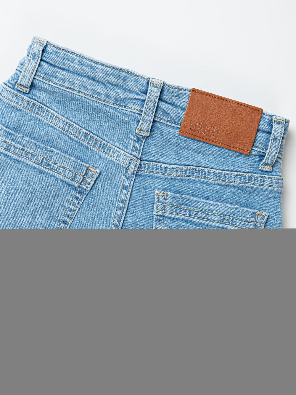 Джинсы прямые "Голубые"