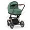 Коляска для новорожденных Cybex Priam IV Leaf Green шасси Rosegold