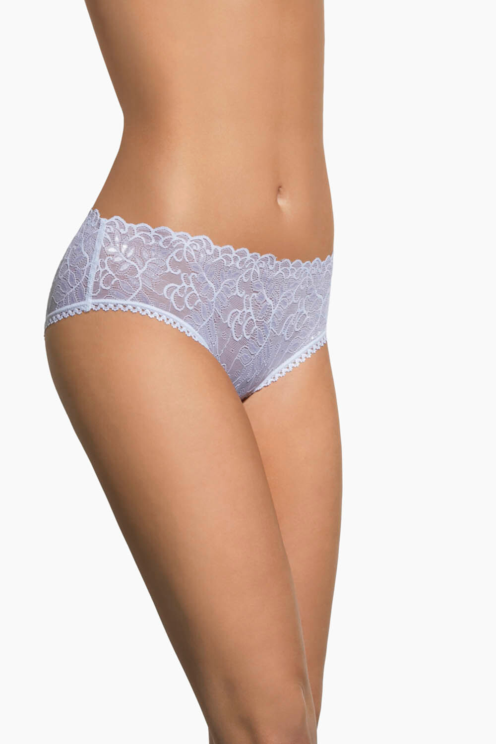 Claire Plus White Bas Bleu