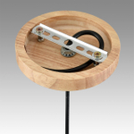 8051/1A SUSPENTIONI LN26 393 дерево/амбер металл/стекло Подвесной светильник E27 1*60W 220V MIRABELA