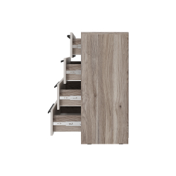 Комод КМ-02, Дуб смоки, Кашемир