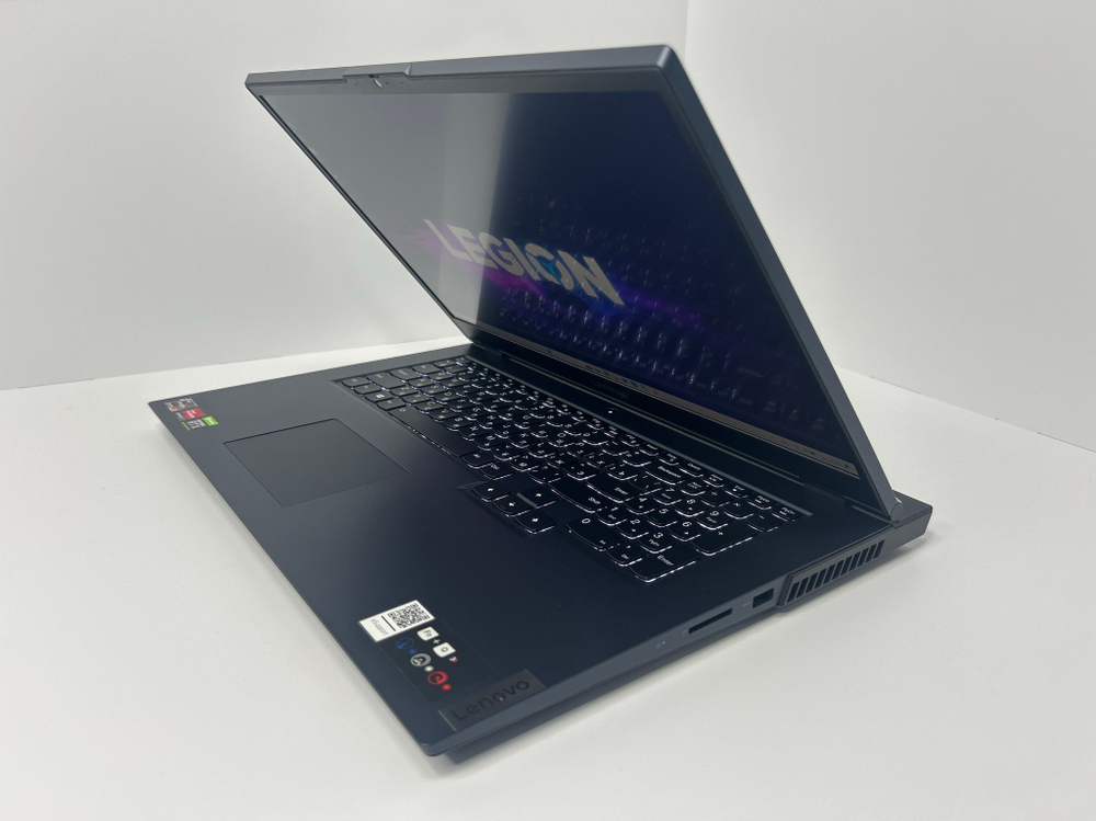 Ноутбук игровой Lenovo Legion 5 17ACH6H (82JY000DRU) 17.3"/AMD Ryzen 7 5800H/RAM 16GB/SSD 512GB/GeForce RTX 3070 8GB/1920*1080/IPS 144 Hz/Windows 10/Подсветка кл-ры: LED/черный. Состояние: B1