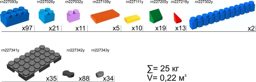 Набор Outdoor 7,5" S - 157.5x126 см