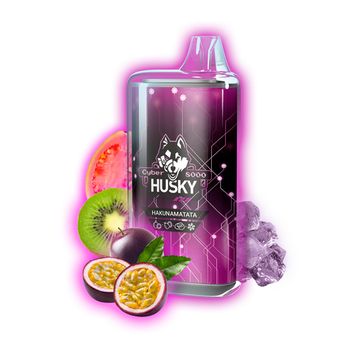 HUSKY CYBER 8000 Маракуйя Гуава Киви Лёд - Hakunamatata