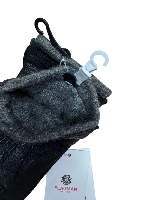 Перчатки.Женские.Кожаные. Кожа оленя. Подклад: трикотаж-шерсть. 5 шт в упаковке.