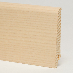 Плинтус напольный шпонированный Pedross Ясень беленый 80х16х2500