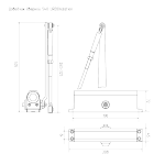 Доводчик НОРА-М 540 URBOnization 80-120 кг сер. 16635