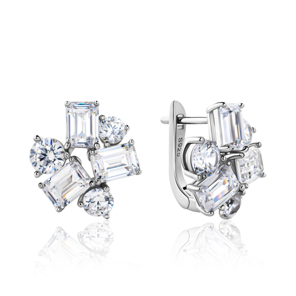 Серьги с английским замком