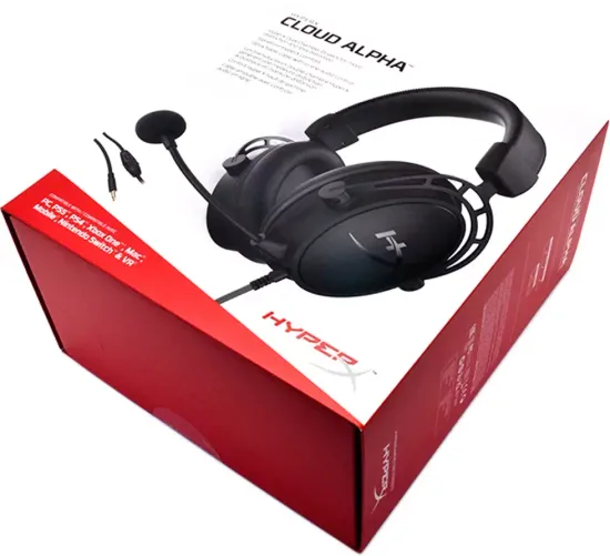 Компьютерная гарнитура HyperX Cloud Alpha, blackout