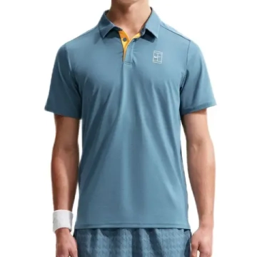 Мужское теннисное поло Nike Court Advantage Dri-Fit Tennis - smokey blue/white