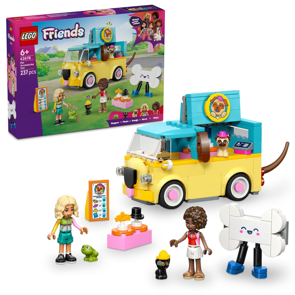 Конструктор LEGO Friends 42678 Фургон с товарами для питомцев — фото 1