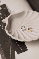 Кафф из битого серебра с монеткой