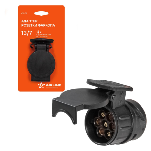 Переходник розетки фаркопа Airline с 13 контактов Евро на 7 контактов